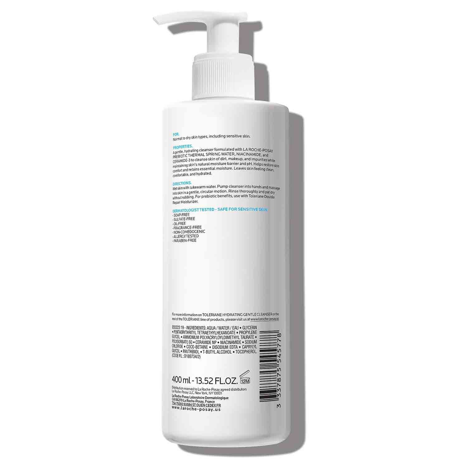 Toleriane Hydrating Gentle Facial Cleanser